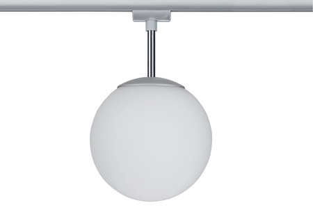URail Ceiling Globe Small max. 1x10W E14 Chrom Mat/Opal 230V Metal/Szkło