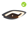 Oprawa elewacyjna AKENA LED PIR 11W 800lm 2200K IP44 230V antracyt aluminium