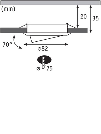 Zestaw opraw LED 3x4.8W 450 lm 3000K 230V czarny-mat PAULMANN PL93367