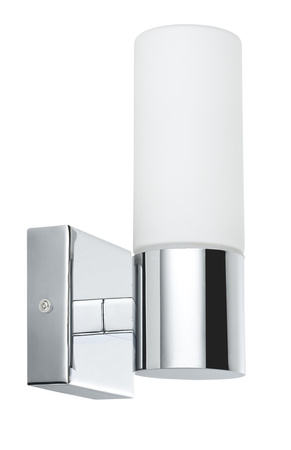 Oprawa ścienna łazienkowa GEMINI zestaw 2szt. E14 max.20W IP44 230V chrom satyna / metal szkło