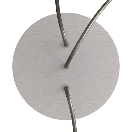 Duża okrągła podsufitka rozeta sufitowa Rose-One, średnica 200 mm, 2 otwory i 4 otwory boczne Creative cables BKROR203LF-KROVNR203LF109