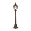 Lampa ogrodowa Black with gold Fleur Maytoni O414FL-01GB1