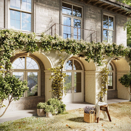 Lampa sufitowa z metalowym kloszem Swing - waterproof IP44 Creative cables BIP44-E27-2-PAM13-IP44-E27-2-N-PAM13VNO-LC04