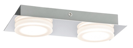 Doradus IP23 LED 2x4,7W Chrom 230V Metal/Tworzywo sztuczne