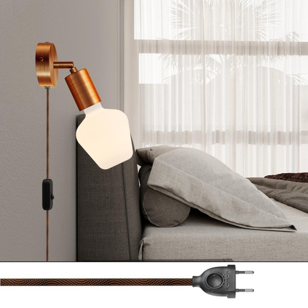 Lampa Spostaluce regulowana metalowy przegub Creative cables B-APM2FC2LMDR-13-APM2FC2LRASTRASEUNERM66-L