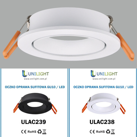 OPRAWA OCZKA GU10 DO NISKIE SUFIT ULAC239 Unilight