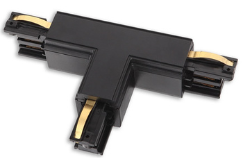 Maxlight Track Łącznik T Lewy Czarny