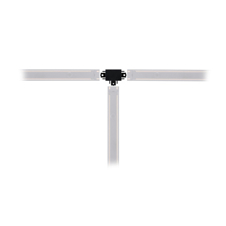 Łącznik szynowy T VEYA system 48V DC czarny matowy / tworzywo sztuczne PAULMANN PL95726