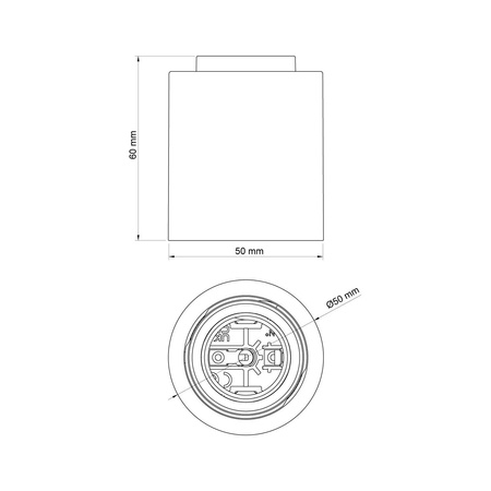 E27 wall or ceiling lamp holder - IP44 Waterproof Creative cables BIP44-E27-1-IP44-E27-1-B