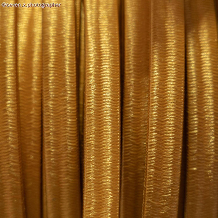 Kabel elektryczny do łańcuchów świetlnych, w oplocie Gold CM05 Creative cables XZ15CM05