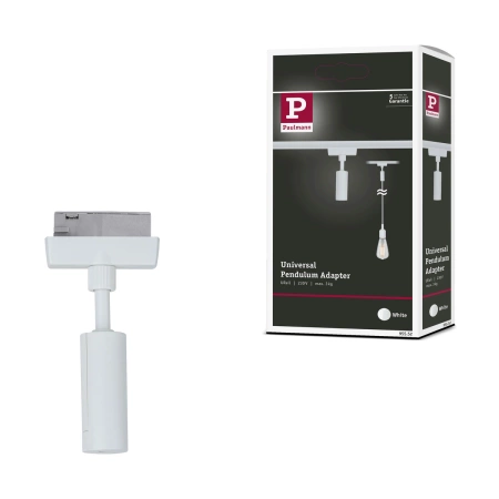 Adapter uniwersalny URail do lampy wiszącej max. 50W 230V czarny mat / metal / tworzywo sztuczne