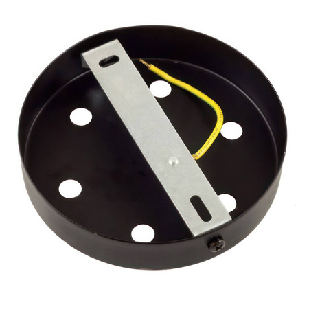 Okrągła podsufitka maskownica metalowa 6 otworów Creative cables BKRM126F-KRM126FVNTERM