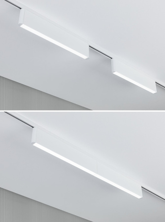Oprawa na szynoprzewód URail CERIS LED 3-STEP DIM 9,5W 850lm IP20 4000K 230V biały RAL 9003 / aluminium PAULMANN PL95708