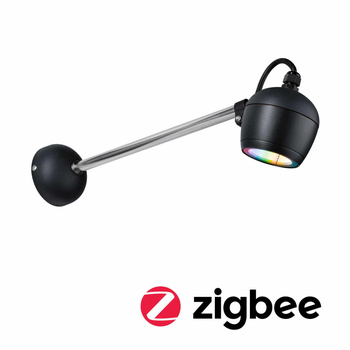 Oprawa elewacyjna KIKOLO LED  SH Zigbee RGBW 6.2W 80st. 400lm 3000K- 6500K IP65 230V antracyt / aluminium PAULMANN PL94773