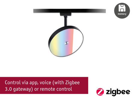 URail ZB Spot Hildor RGBW 7,5W Sz m PAULMANN PL95690