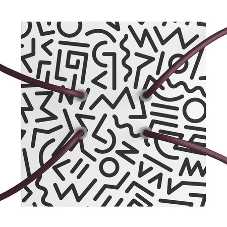 Duża kwadratowa podsufitka maskownica Rose-One, 200 mm, 4 otwory i 4 otwory boczne - PROMOCJA Creative cables BKROQ204F-PROMO-KROQ204F202