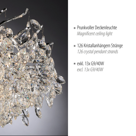 Lampa Sufitowa Chrom RICICLE 003902-030530 Newgarden