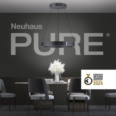 Lampa Wisząca Szary PURE E-CLIPSE 003902-031688 Newgarden