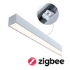 Oprawa liniowa systemu LINION LED SH ZIgbee17W 1m 3000K IP20 150VA 24V chrom matowy RAL 9006 / aluminium PAULMANN PL98182