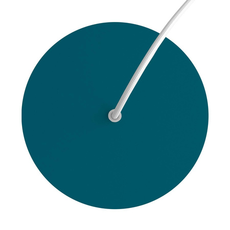 Duża podsufitka rozeta sufitowa okrągła Rose-One, średnica 200 mm, 1 otwór centralny i 4 otwory boczne Creative cables BKROR201F-KROR201F115