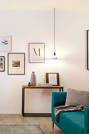 Lampa wisząca KETIL Neordic E27 max. 60W IP20 230V czarny / tworzywo sztuczne