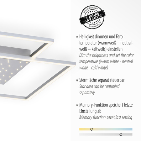 Lampa Sufitowa Stalowy YUKI 003902-032199 Newgarden