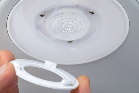 Oprawa elewacyjna SILMA LED 10W 2 450lm 3000K czujnik ruchu i zmierzchu IP44 230V biały / aluminium