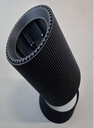 Ryflowana MOVE  Spot GU10 –  BLACK ULDL325 Unilight