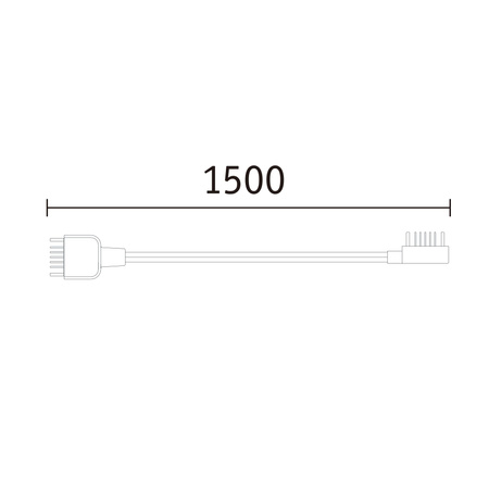 Przewód zasilający systemu LINION LED 1,75m IP20 24V DC szary / tkanina tworzywo sztuczne PAULMANN PL98191