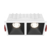 Downlight White and black Alfa LED Maytoni DL043-02-10W4K-SQ-WB