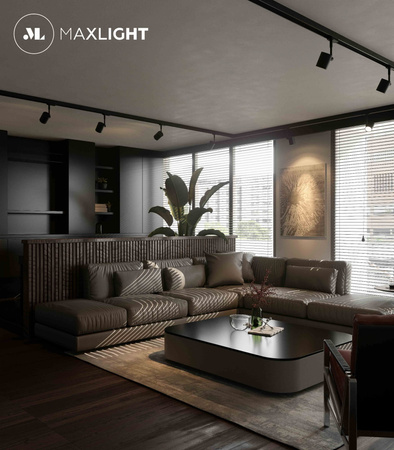 Maxlight Otium S0003 Oprawa Do Szynoprzewodu Czarna