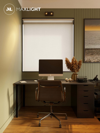 Top 2 W0221 Kinkiet czarny