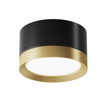 Lampa sufitowa Black with gold Hoop Maytoni C086CL-GX53-SRD-BG