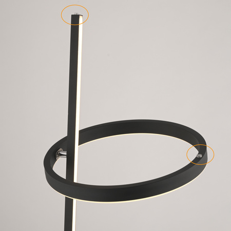 Lampa Podłogowa Czarny RITUS 003902-032878 Newgarden