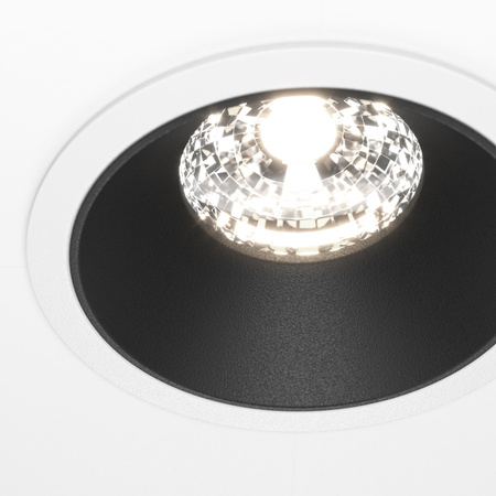 Downlight White and black Alfa LED Maytoni DL043-01-15W4K-RD-WB