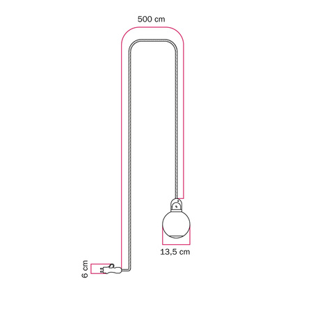 Duża kwadratowa podsufitka maskownica Rose-One, 200 mm, 3 otwory i 4 otwory boczne Creative cables BKROQ203LF-KROVNQ203LF113