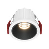 Downlight White and black Alfa LED Maytoni DL043-01-10W3K-D-RD-WB