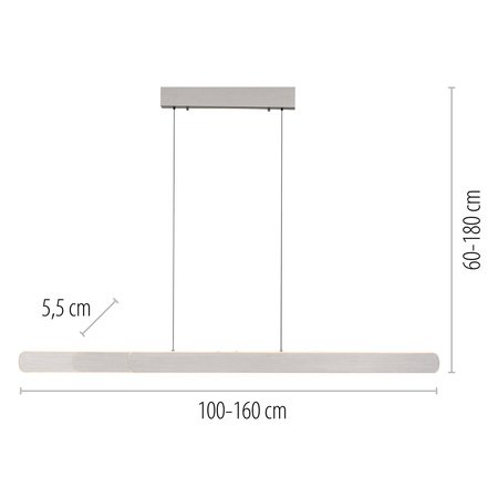 Lampa Wisząca Aluminium ADRIANA ROUND 003902-032160 Newgarden