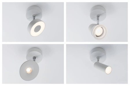 URail Single Spot-Base max50W czarny 230V tworzywo