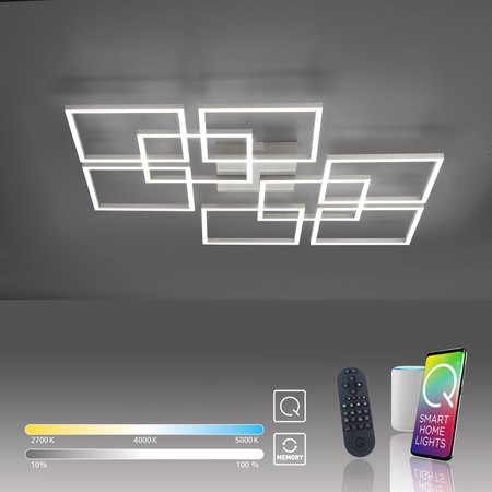 Lampa Sufitowa Stalowy Q-INIGO 003902-029827 Newgarden