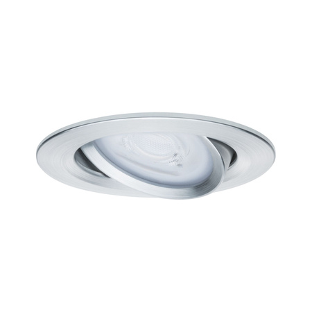 Oprawa do wbudowania NOVA LED wychylna GU10 6.5W 460lm 84mm 2700K IP23 230V aluminium PAULMANN PL93432