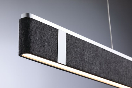 Oprawa wisząca JAGUN LED ZIGBEE 21W 2700K 230V antracyt / metal / filc PAULMANN PL79995