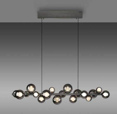 Lampa wiszaca PURE LED E-popup  Szara PAUL NEUHAUS 2557-15