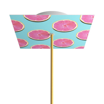 Duża okrągła podsufitka rozeta sufitowa Rose-One, średnica 200 mm, 1 otwór centralny i 4 otwory boczne  - PROMOCJA Creative cables BKROQ201F-PROMO-KROQ201F204