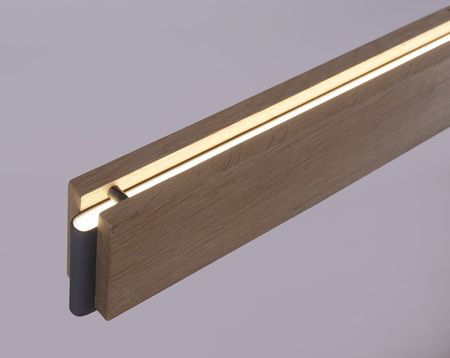 Lampa Wisząca Drewno/czarny PALMA 003902-032153 Newgarden