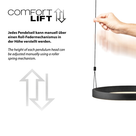 Lampa Wisząca Czarny ESKO 003902-030531 Newgarden