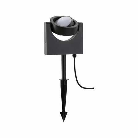 Reflektor ogrodowy SWIVEA Led 8W 3000K IP44 460lm 230V ciemny szary/ aluminium