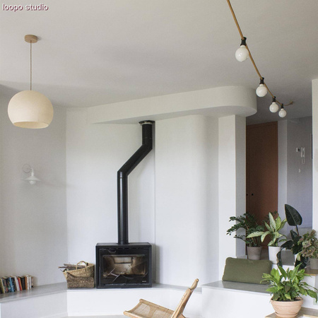 Czarna termoplastyczna oprawka E27 do łańcuchów świetlnych Lumet Creative cables PLC27TPN19