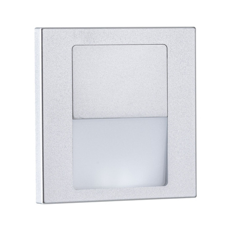 Oprawa przyschodowa TSARO LED kwadrat 1x1,W 80lm 2700K IP20 230V chrom matowy / tworzywo sztuczne PAULMANN PL80000