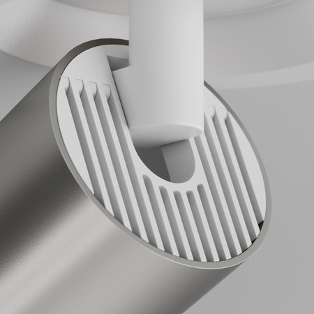 Lampa sufitowa White and matte silver FOCUS S Maytoni C048CL-U-1WS